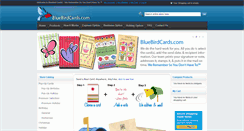 Desktop Screenshot of bluebirdcards.com